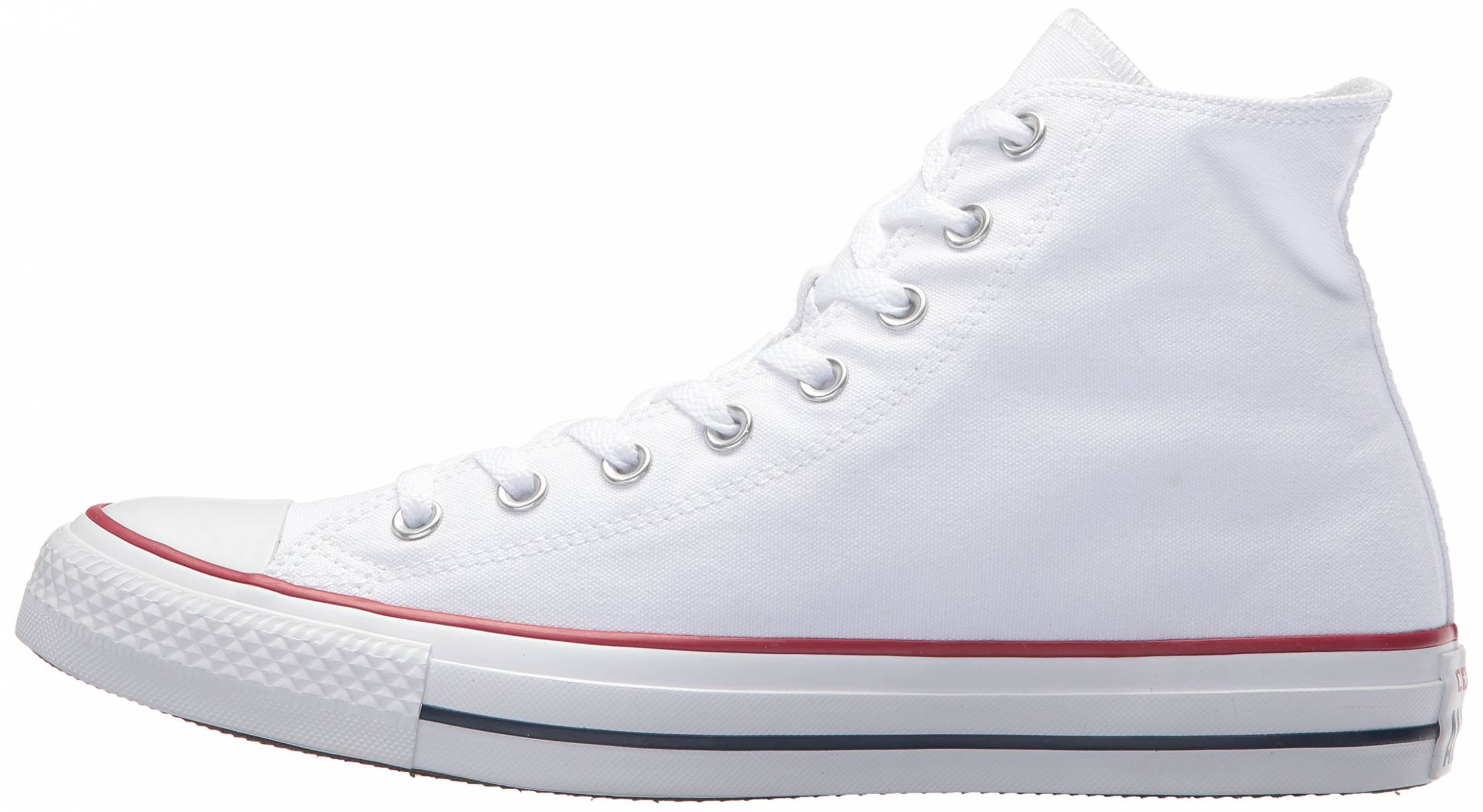 size 5 white high top converse