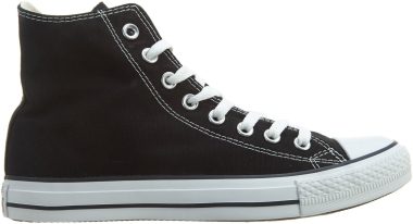 black converse type shoes