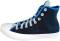 Sneakers Comme Des Garã Ons Play X Converse High Top - BLACK/ASH STONE/DIGITAL BLUE (170365F)