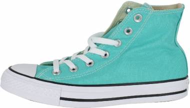 mint colored converse high tops