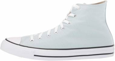 black and blue converse high tops