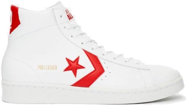Converse Pro Leather High Top - White/Red (168131C)
