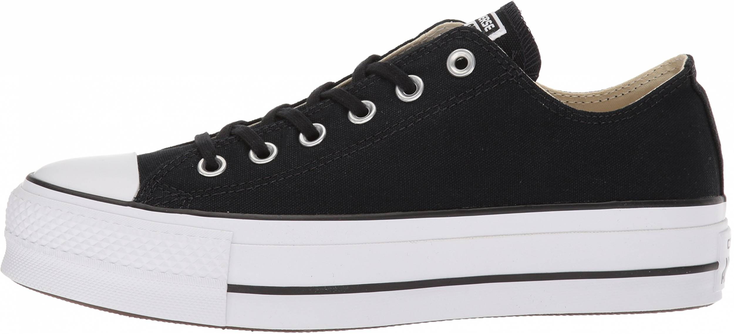 chuck taylor all star lift black canvas low top sneaker