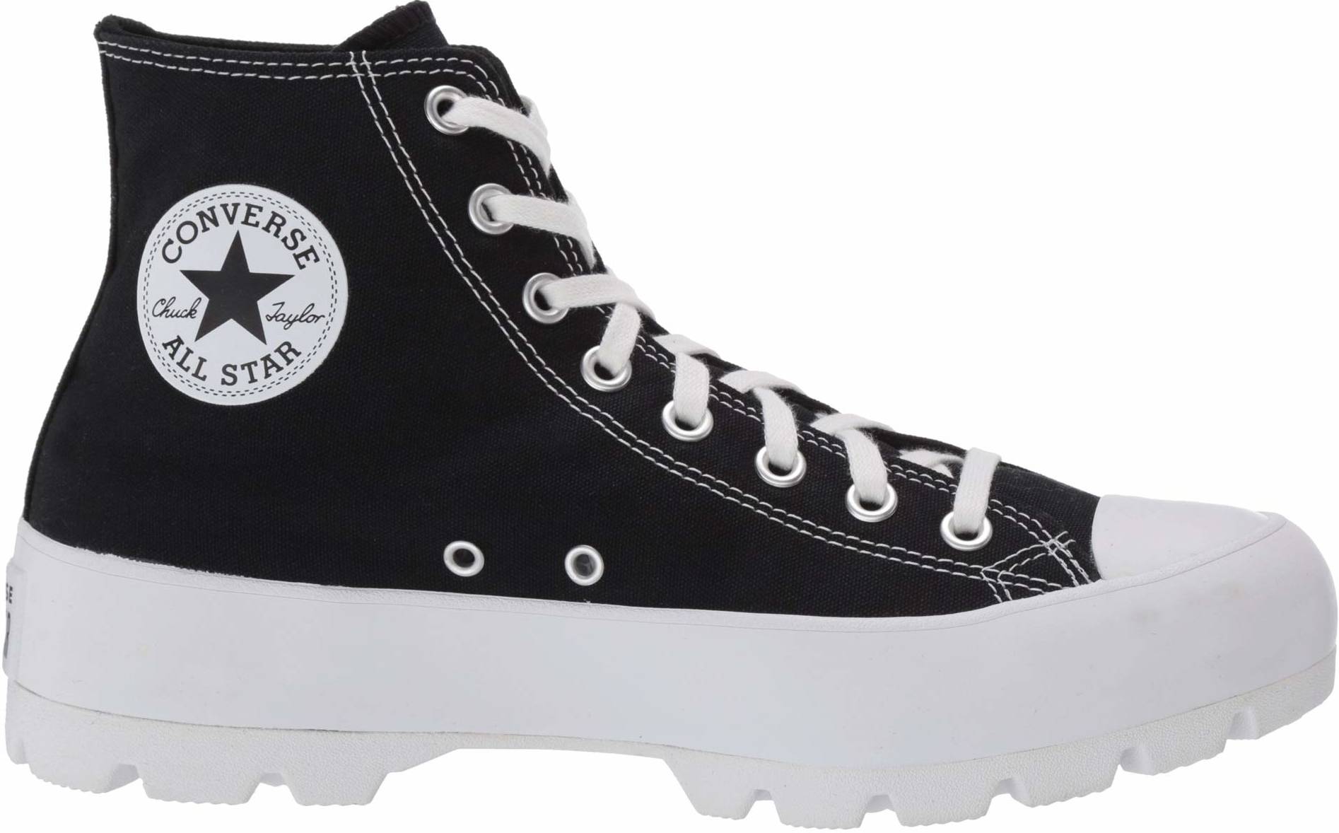 بيغ شو Converse Chuck Taylor All Star Lugged High Top sneakers in black + ... بيغ شو