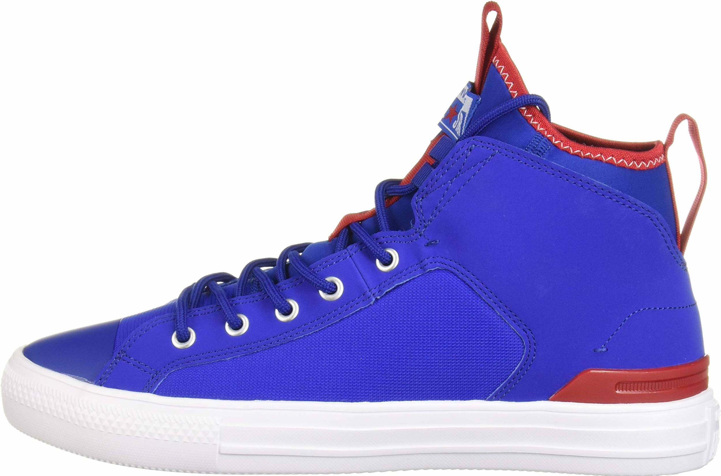 blue leather converse mens
