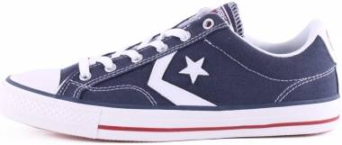 blue converse trainers