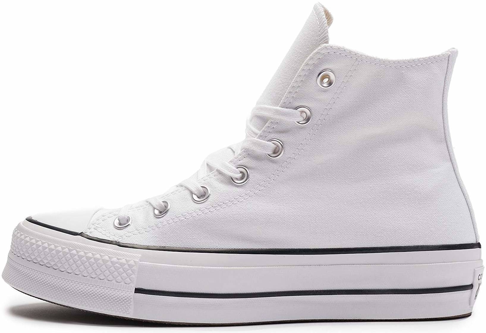 Converse Chuck Taylor All Star Platform High Top sneakers in white ...