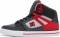 DC Pure High-Top - Grey/Red (ADYS40004387)