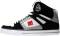 DC Pure High-Top - Black - White - Red (ADYS400043XKWR)