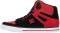 DC Pure High-Top - Fiery Red White Black (ADYS400043FWB)