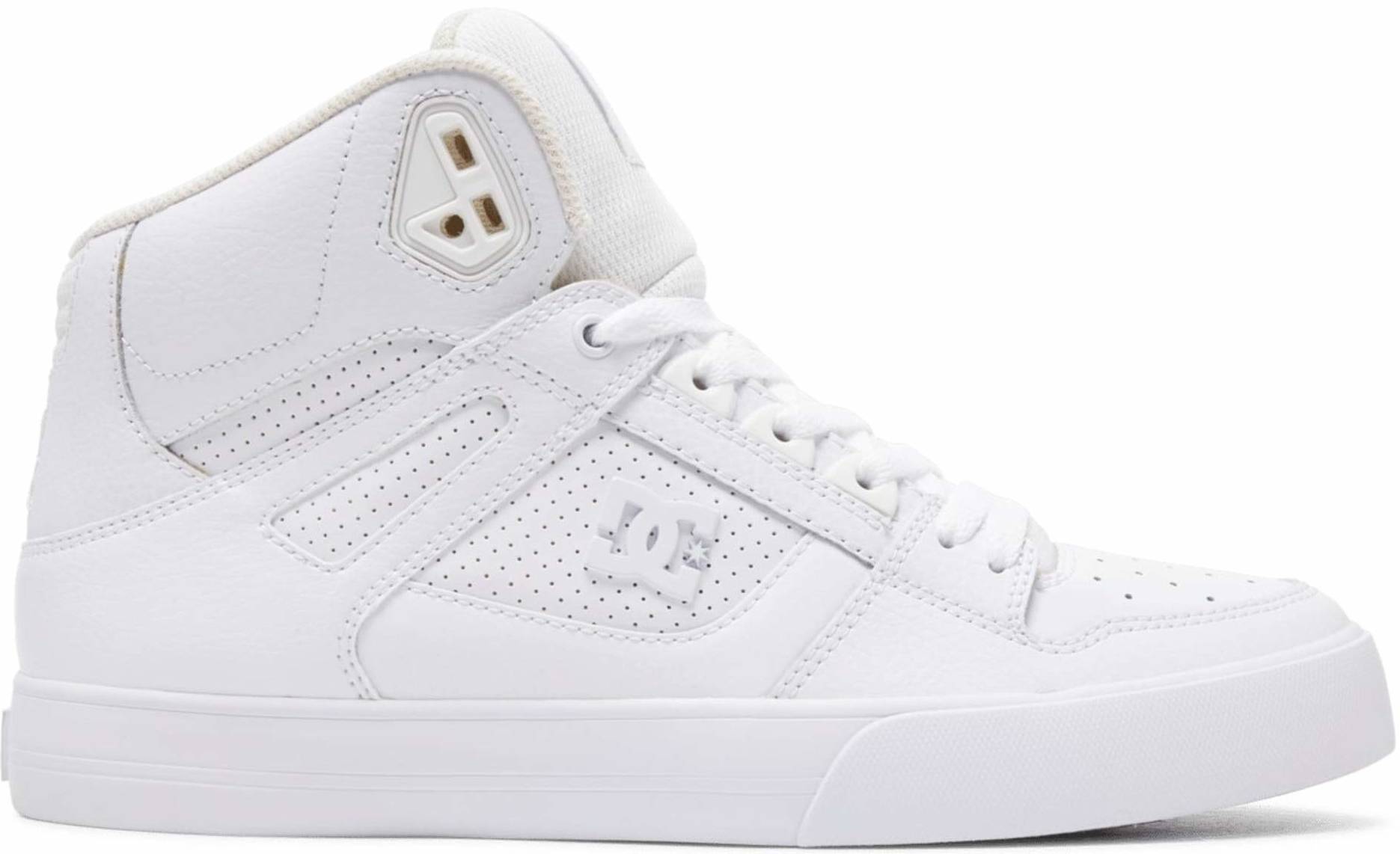 white high neck sneakers