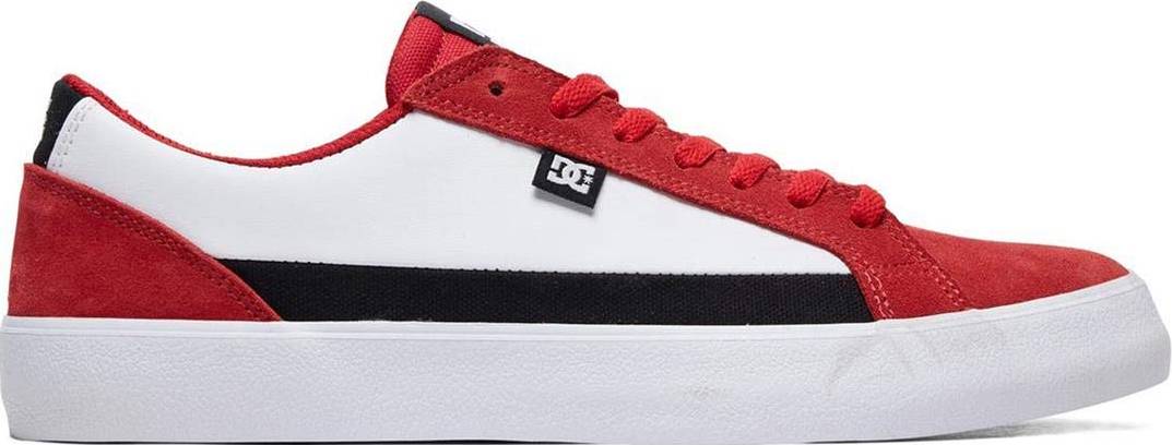 dc red sneakers