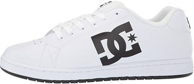 DC Gaveler sneakers in white + black 