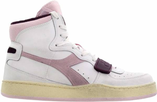 Diadora MI Basket Sneakers Casual Off White Little Kid