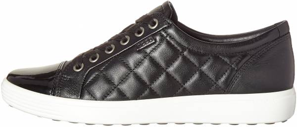 ecco soft 7 quilted tie sneaker