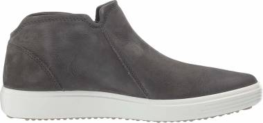 ECCO Soft 7 Low Cut Zip Bootie - Dark Shadow (43024302602)