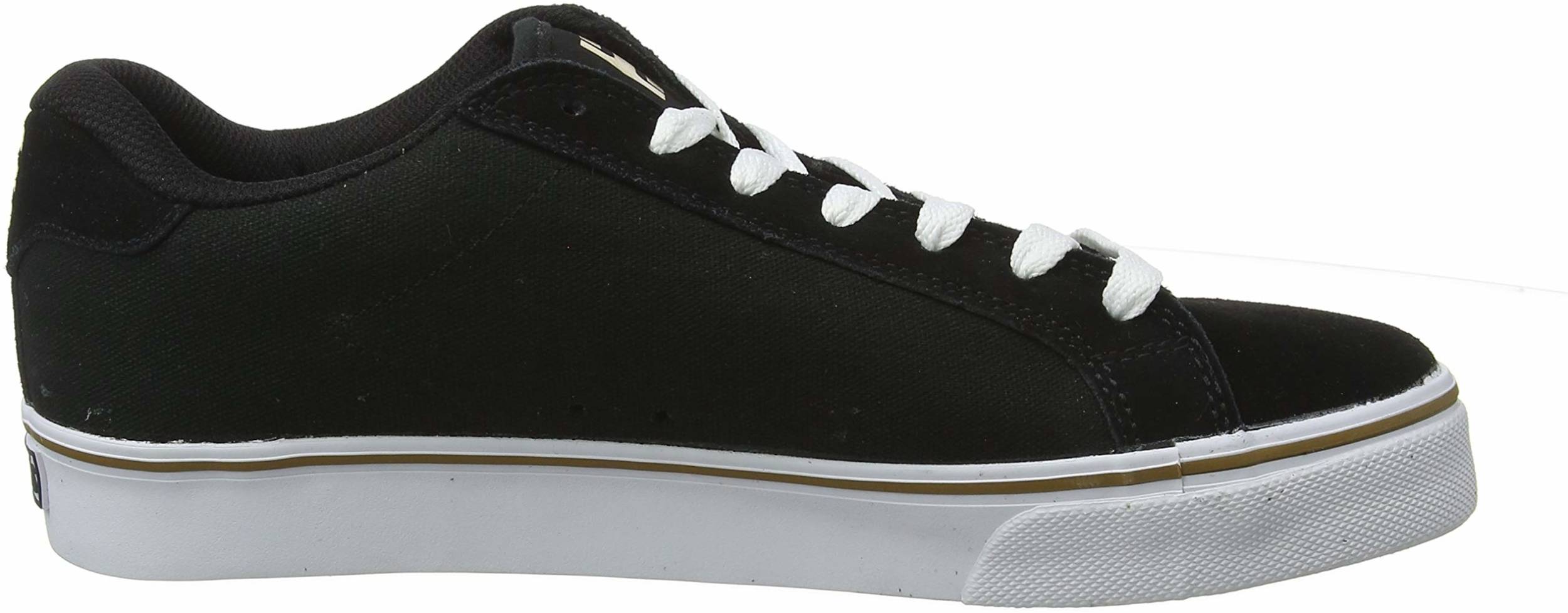Etnies Men's Fader Vulc Low Top Sneaker Shoes Black/Black/Gum Footwear Skateboar 