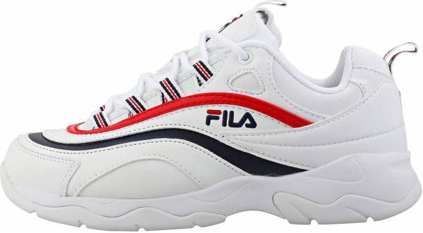 fila ray white navy red