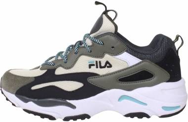 Fila Ray Tracer - Black/Olive/Teal/White (1RM01289207)
