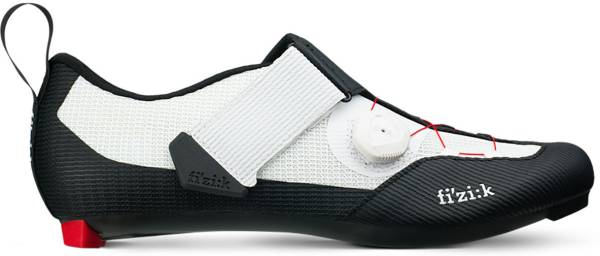 Black/White Fizik Mens Transiro Infinito R3 Triathlon Cycling Shoes 