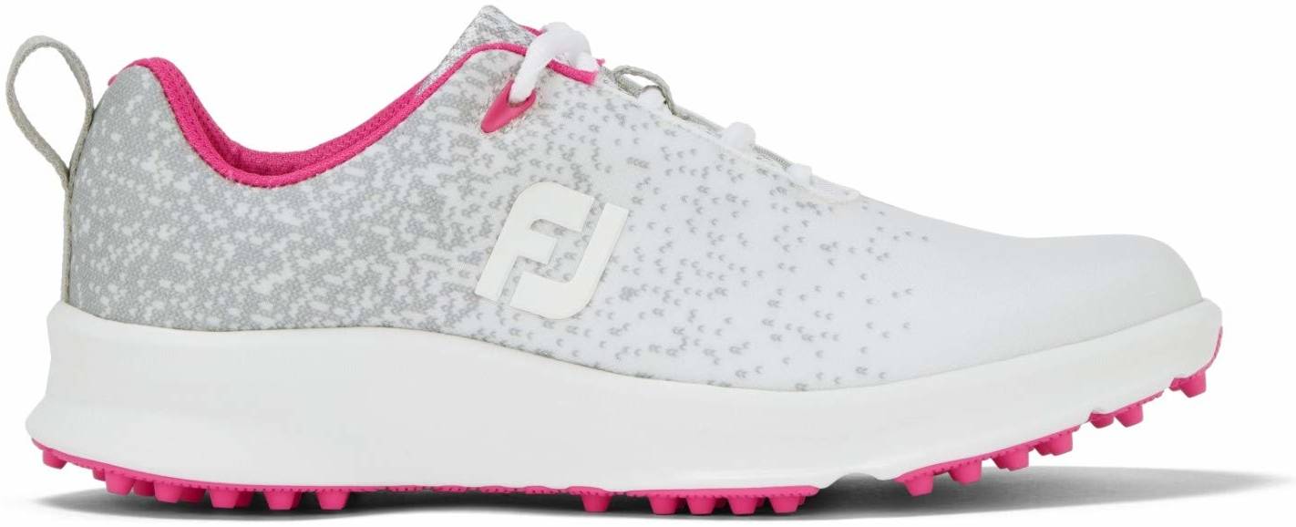FootJoy footjoy leisure while/silver/pink golf trainers 92926M size uk 7 