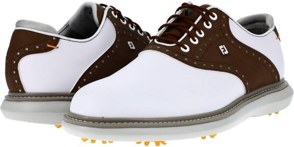 Footjoy Traditions - White/Brown (57905) - slide 2