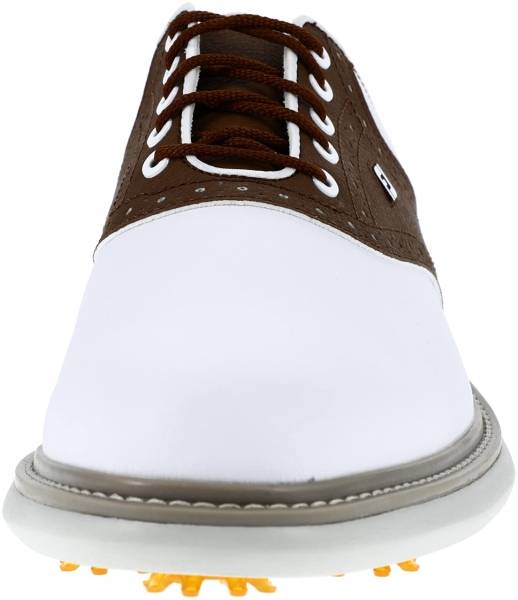 Footjoy Traditions - White/Brown (57905) - slide 6
