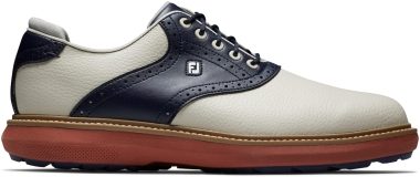 Footjoy Traditions Spikeless - Cream/Navy (57925)