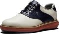 Footjoy Traditions Spikeless - Cream/Navy (57925) - slide 2