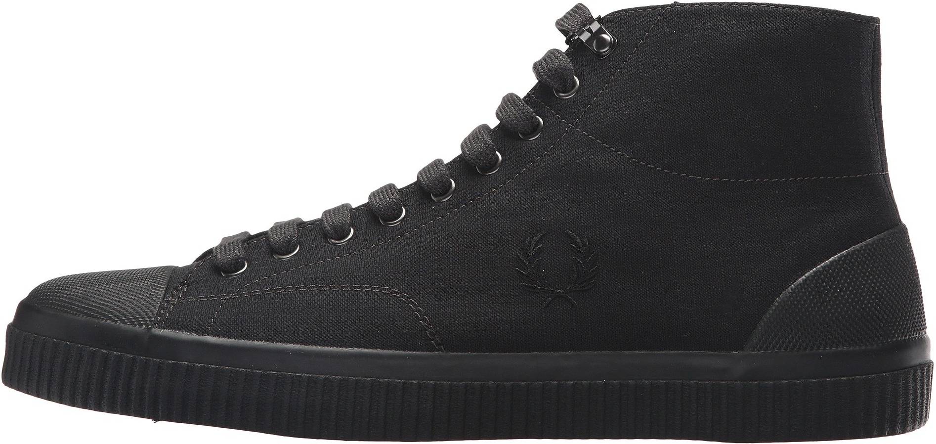 fred perry black shoes
