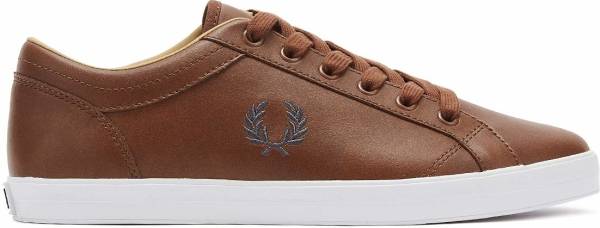 fred perry tan baseline trainers