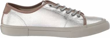 Frye Gia Canvas Low Lace - Pewter (70247042)