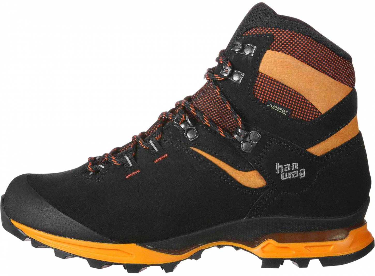 Medium Mens Black/Orange Hanwag Tatra Light GTX Backpacking Boots 11.5 H202500-12023-11.5