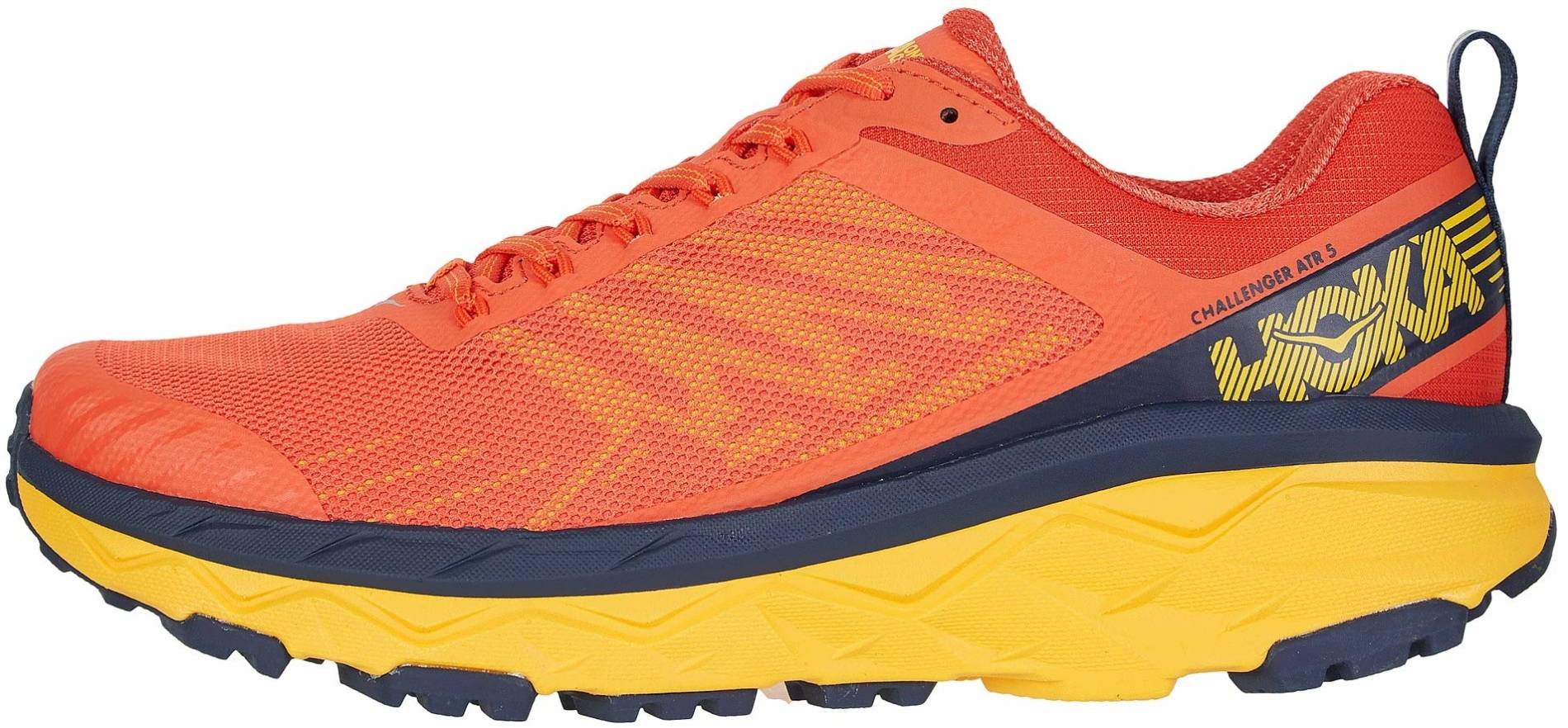 orange running sneakers