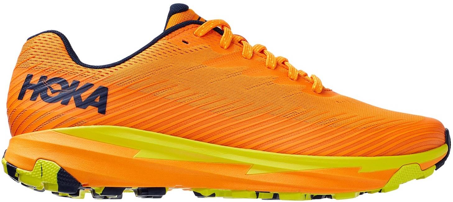 orange trail running shoes