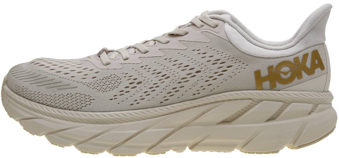 hoka one one clifton 7 beige