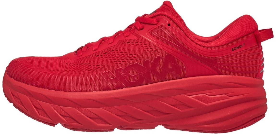 hoka one one red
