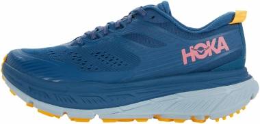 Hoka Sky Run Speedgoat 5 Μens Trail Shoes - Moroccan Blue/Saffron (MBSF)