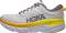 HOKA Speedgoat 5 Chaussures de Trail pour Hommes en Outer Space Bluing - Nimbus Cloud / Radiant Yellow (1110530NCRY)