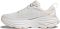 Hoka Bondi 8 - WHITE/CANTALOUPE (WLP)