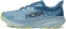 Ténis Hoka One One Clifton 8 Wide azul claro preto - Stone Blue/Evening Primrose (SBEP)