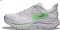 HOKA Clifton 10 - Ash Grey / Neon Green (AYNN)