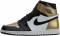 Air Jordan 1 Retro High - Black/Black-Metallic Gold (653619101)