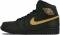 Air Jordan 1 Retro High - Black/Metallic Gold-Black (908656001)