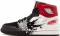 Air Jordan 1 Retro High - Black/Sport Red-White-Cement Grey (464803001)