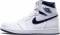 Air Jordan 1 Retro High - White/midnight navy (555088106)