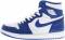 Air Jordan 1 Retro High - Blue/White-Storm Blue (555088127)