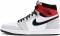 Air Jordan 1 Retro High - White/Black-Light Smoke Grey-Varsity Red (555088126)