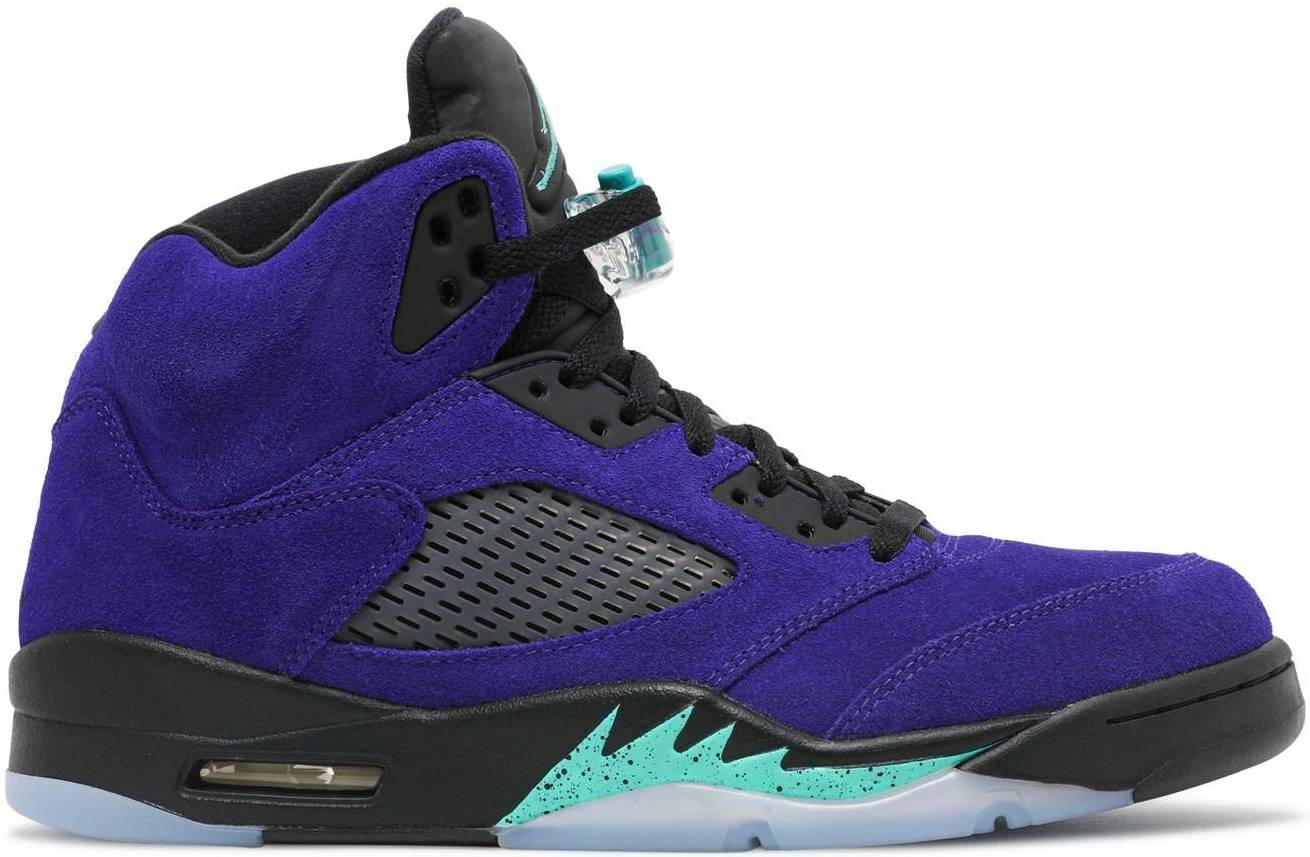 purple high top basketball shoes