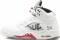 Air jordan 1 mid chicago white heel gs 554725-173 - White/Black-Varsity Red (824371101)